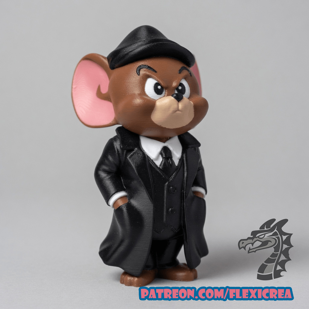 图片[2]-CREAVIONFLEXI《浴血黑帮》杰瑞（Jerry）都市风格-3D合纵社-3D打印模型STL格式3mf格式免费下载！