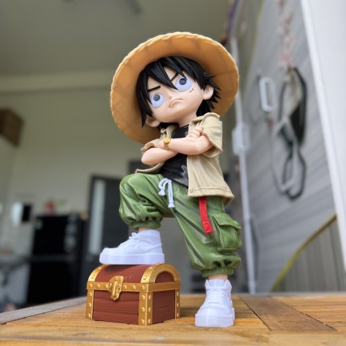 DecorMasterNO:138 海贼王路飞都市风-3D合纵社-3D打印模型STL格式3mf格式免费下载！