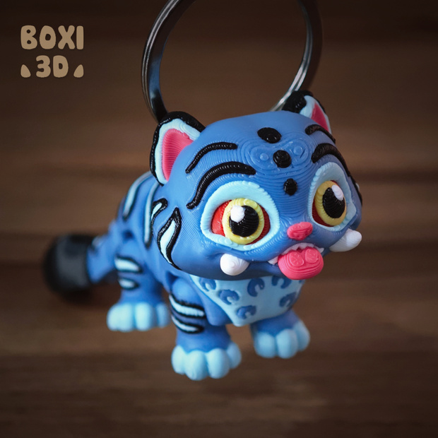 图片[3]-BOXI3D 呆萌虎-3D合纵社-3D打印模型STL格式3mf格式免费下载！