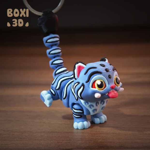 图片[4]-BOXI3D 呆萌虎-3D合纵社-3D打印模型STL格式3mf格式免费下载！
