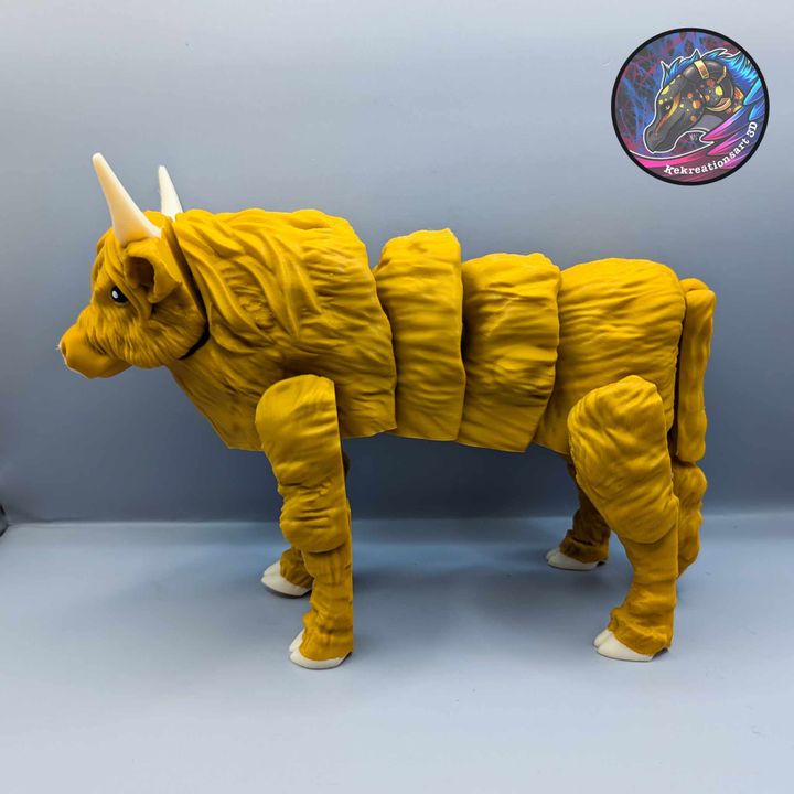 图片[2]-Kirsten M 高原牛-3D合纵社-3D打印模型STL格式3mf格式免费下载！