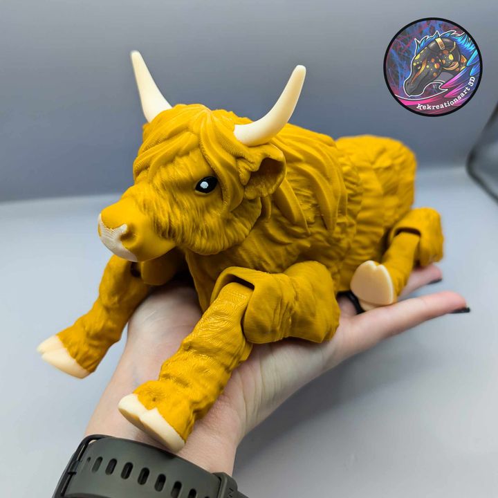 图片[3]-Kirsten M 高原牛-3D合纵社-3D打印模型STL格式3mf格式免费下载！