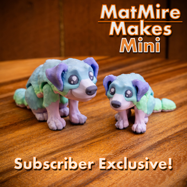 图片[3]-MatMire Makes Mini  狗狗-3D合纵社-3D打印模型STL格式3mf格式免费下载！
