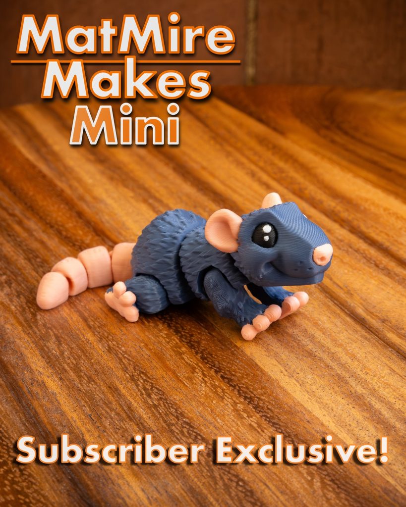 MatMire Makes Mini  迷你小老鼠2-3D合纵社-3D打印模型STL格式3mf格式免费下载！