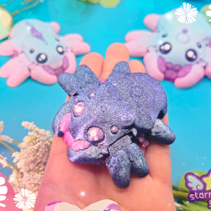 StarMouse3D NO:001 胖跳蛛-3D合纵社-3D打印模型STL格式3mf格式免费下载！