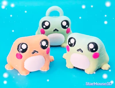 图片[4]-StarMouse3D NO:002 黏糊糊的森林小青蛙-3D合纵社-3D打印模型STL格式3mf格式免费下载！