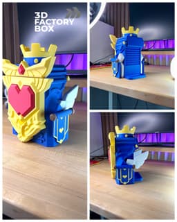 Gameboy 盒子中世纪塔防游戏-3D合纵社-3D打印模型STL格式3mf格式免费下载！