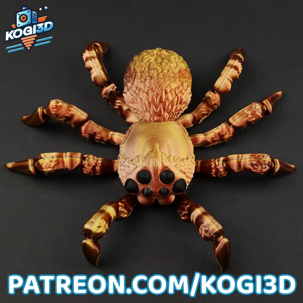 图片[4]-KOGI3D 可动捕鸟蛛-3D合纵社-3D打印模型STL格式3mf格式免费下载！