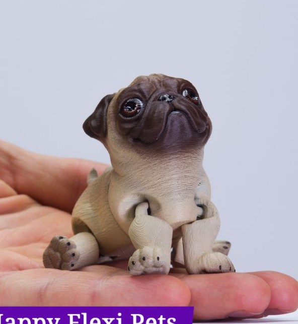 图片[3]-Happy Flexi Pets 哈巴狗-3D合纵社-3D打印模型STL格式3mf格式免费下载！