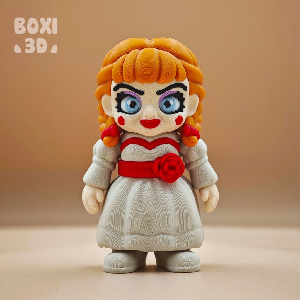 BOXI3D NO:104 安娜贝尔-3D合纵社-3D打印模型STL格式3mf格式免费下载！