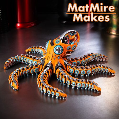 MatMire Makes NO:045 机械章鱼-3D合纵社-3D打印模型STL格式3mf格式免费下载！
