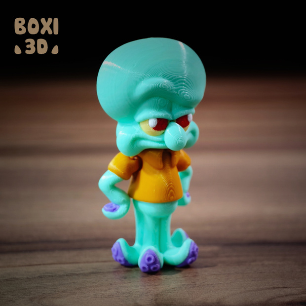 图片[2]-BOXI3D 章鱼哥-3D合纵社-3D打印模型STL格式3mf格式免费下载！