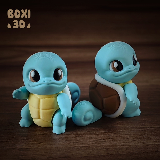 图片[3]-BOXI3D 杰尼龟-3D合纵社-3D打印模型STL格式3mf格式免费下载！