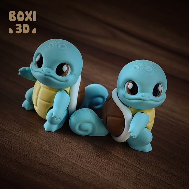 图片[5]-BOXI3D 杰尼龟-3D合纵社-3D打印模型STL格式3mf格式免费下载！