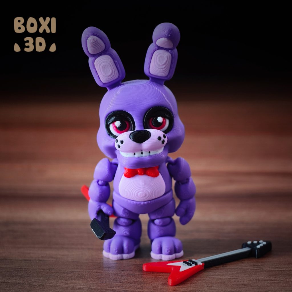 BOXI3D 兔子邦尼-3D合纵社-3D打印模型STL格式3mf格式免费下载！