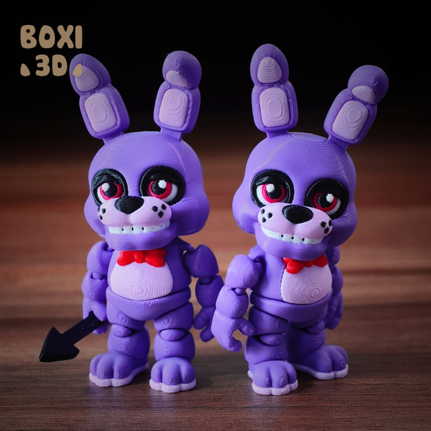 图片[2]-BOXI3D 兔子邦尼-3D合纵社-3D打印模型STL格式3mf格式免费下载！