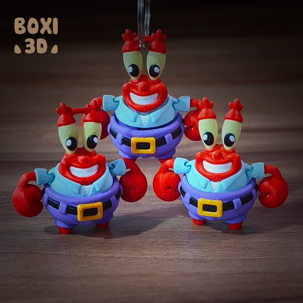 图片[3]-BOXI3D 蟹老板-3D合纵社-3D打印模型STL格式3mf格式免费下载！