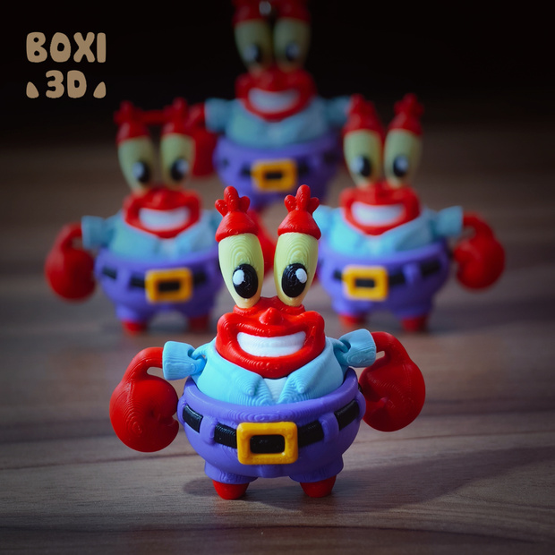 图片[5]-BOXI3D 蟹老板-3D合纵社-3D打印模型STL格式3mf格式免费下载！