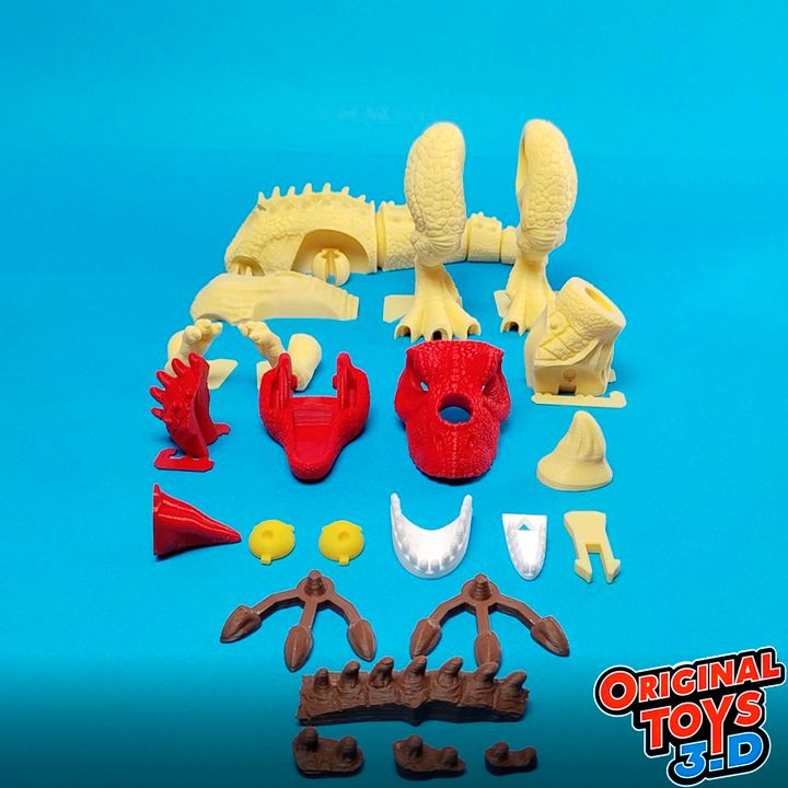图片[3]-OriginalToys3D 角鼻龙-3D合纵社-3D打印模型STL格式3mf格式免费下载！