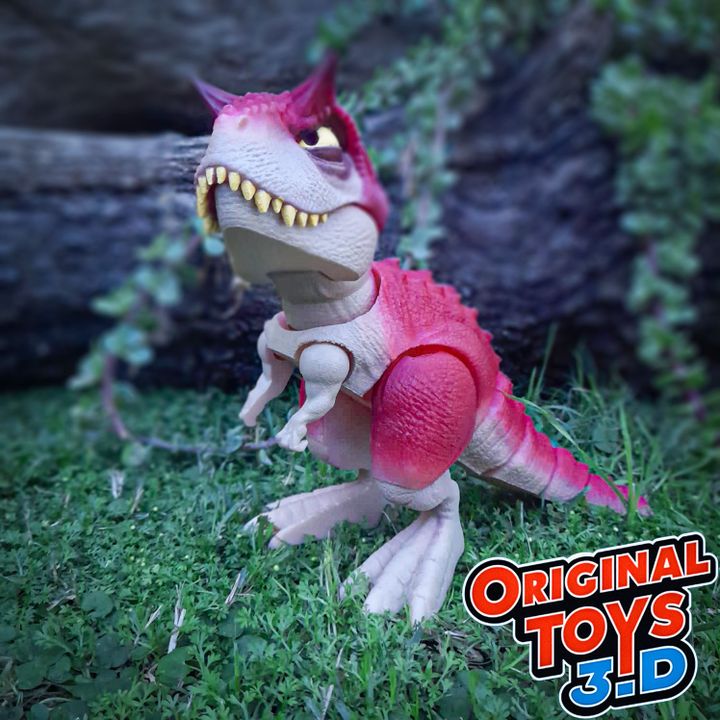 图片[2]-OriginalToys3D 小食肉牛龙-3D合纵社-3D打印模型STL格式3mf格式免费下载！