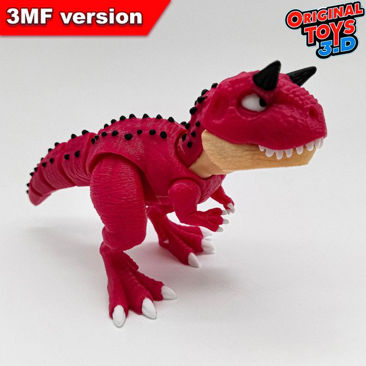 OriginalToys3D 食肉牛龙（重制版）-3D合纵社-3D打印模型STL格式3mf格式免费下载！