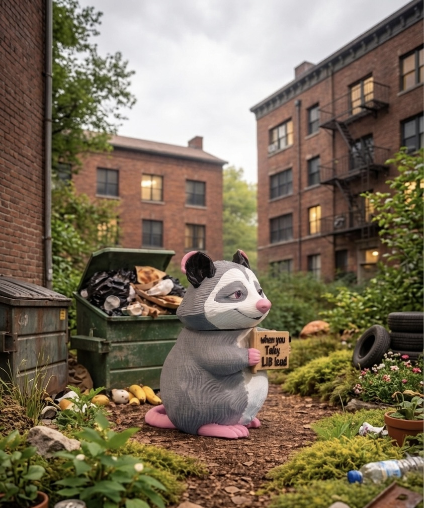 图片[2]-Space Monkey 3D Designs 个性动物系列-负鼠-3D合纵社-3D打印模型STL格式3mf格式免费下载！