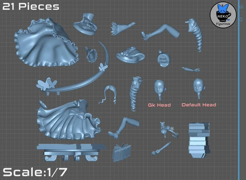 图片[2]-Re:从零开始的异世界生活 碧翠丝-3D合纵社-3D打印模型STL格式3mf格式免费下载！