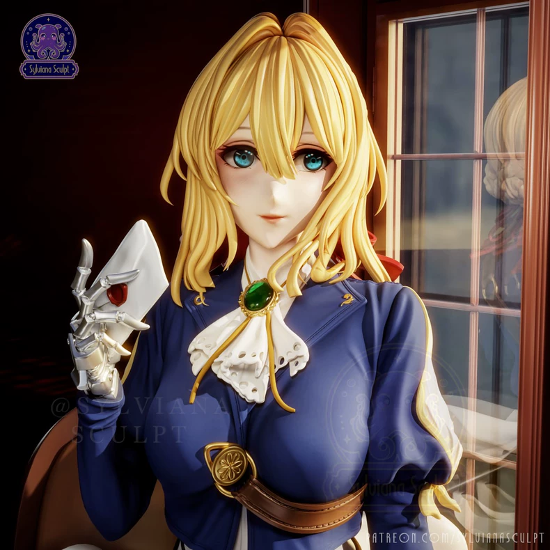 图片[4]-永恒花园 薇尔莉特 Sylviana 紫罗兰-3D合纵社-3D打印模型STL格式3mf格式免费下载！