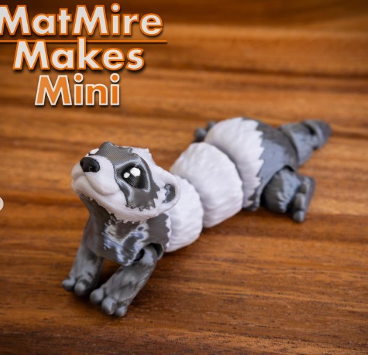 图片[3]-MatMire Makes Mini 迷你雪貂-3D合纵社-3D打印模型STL格式3mf格式免费下载！