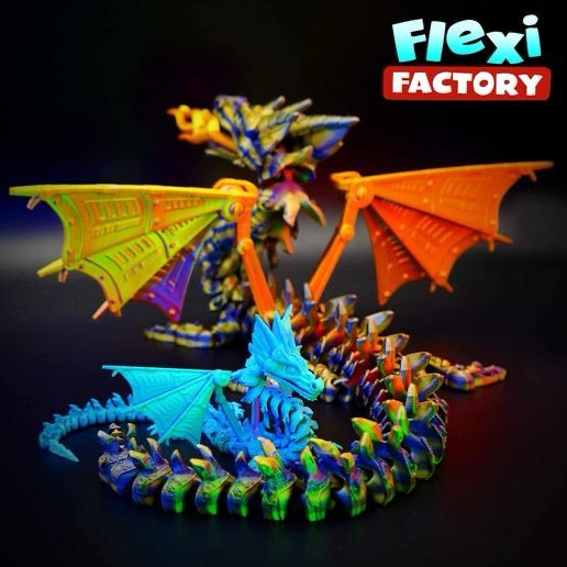 图片[2]-Flexi 机械龙-3D合纵社-3D打印模型STL格式3mf格式免费下载！