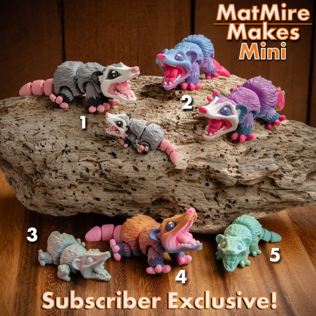 图片[2]-MatMire Makes Mini 迷你负鼠-3D合纵社-3D打印模型STL格式3mf格式免费下载！