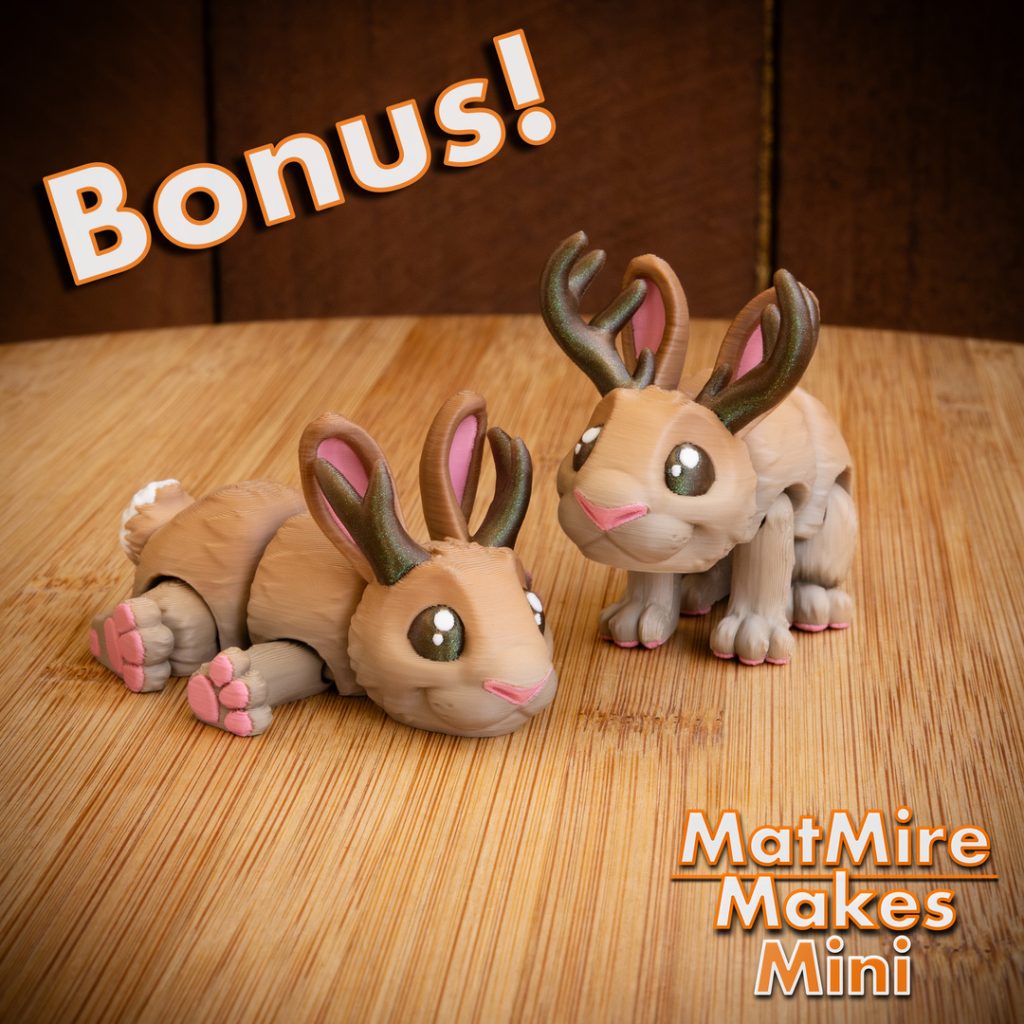 图片[2]-MatMire Makes Mini 迷你小兔子-3D合纵社-3D打印模型STL格式3mf格式免费下载！