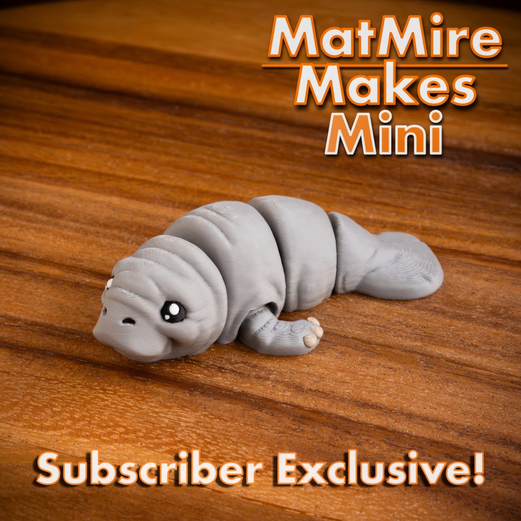 图片[5]-MatMire Makes Mini 迷你海牛-3D合纵社-3D打印模型STL格式3mf格式免费下载！
