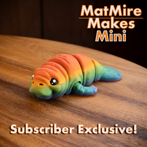 图片[2]-MatMire Makes Mini 迷你海牛-3D合纵社-3D打印模型STL格式3mf格式免费下载！