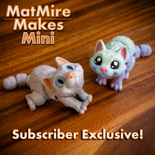 图片[5]-MatMire Makes Mini 迷你猫咪-3D合纵社-3D打印模型STL格式3mf格式免费下载！