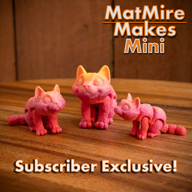 图片[3]-MatMire Makes Mini 迷你猫咪-3D合纵社-3D打印模型STL格式3mf格式免费下载！