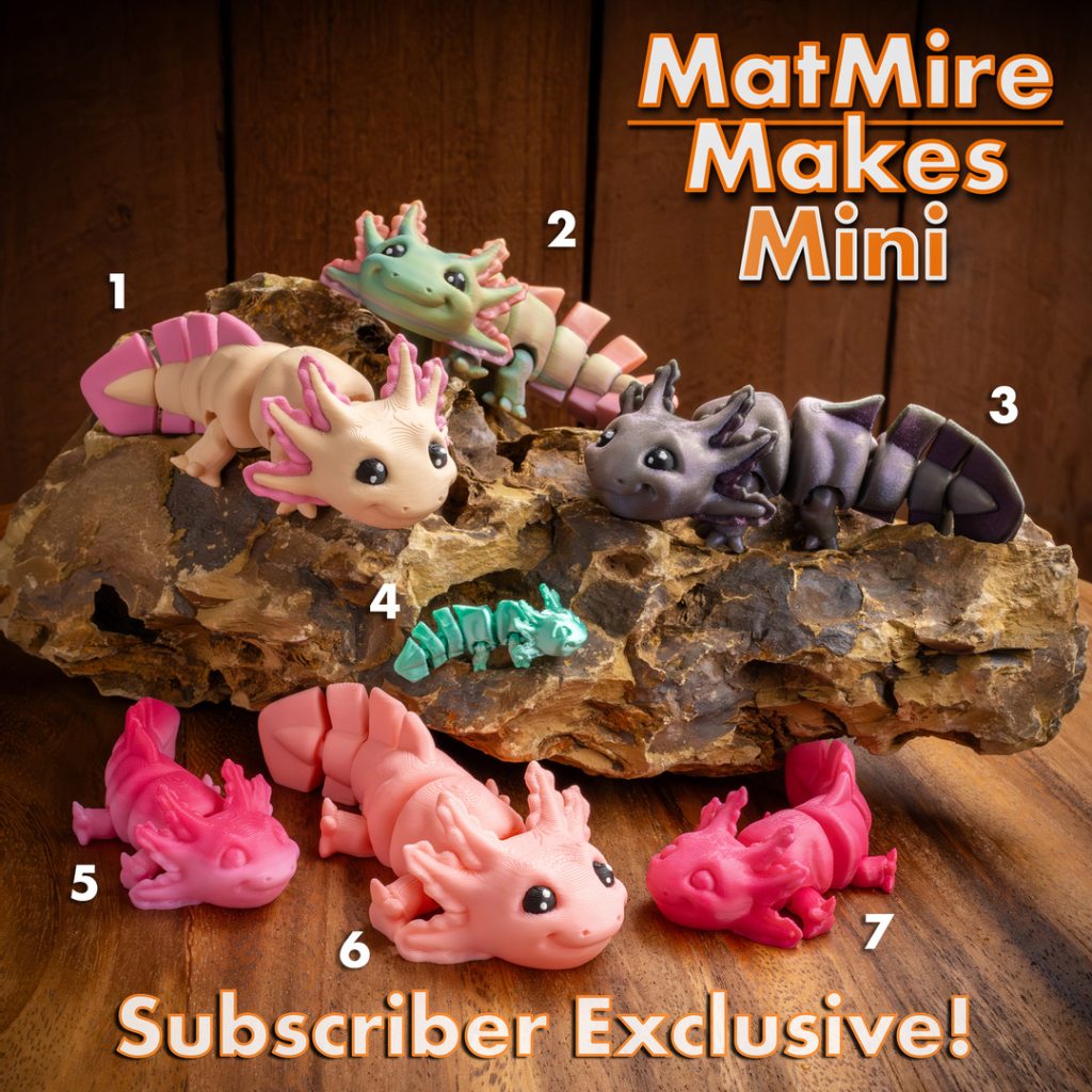 图片[2]-MatMire Makes Mini 迷你美西螈-3D合纵社-3D打印模型STL格式3mf格式免费下载！