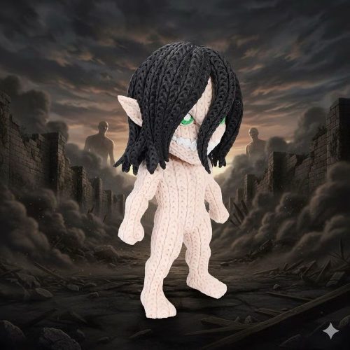 进击的巨人 针织巨人艾伦-3D合纵社-3D打印模型STL格式3mf格式免费下载！