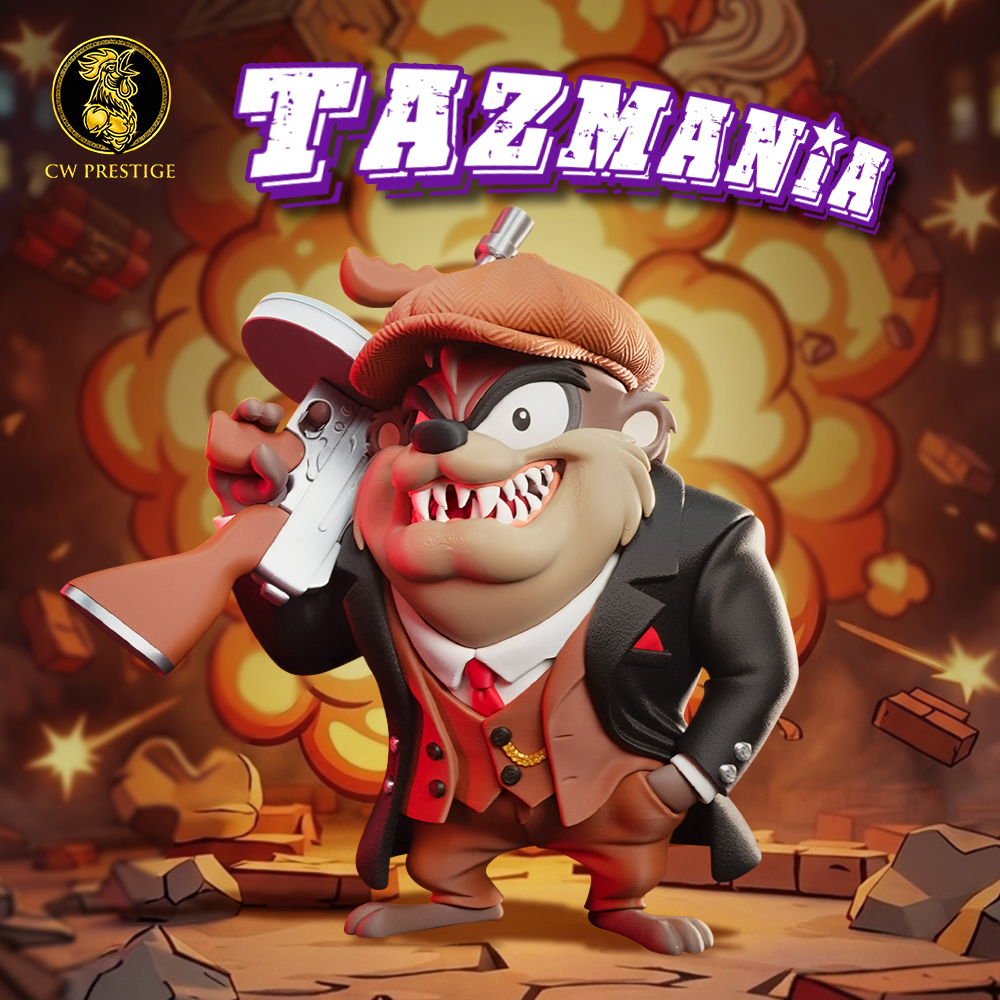 CWPrestige 塔斯马尼亚恶魔（Taz）——《浴血黑帮》-3D合纵社-3D打印模型STL格式3mf格式免费下载！