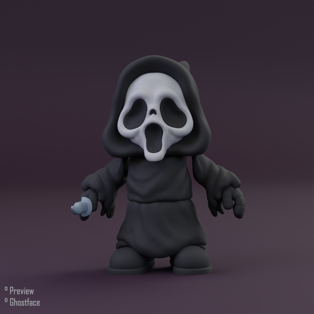 图片[2]-Boxi 3D 嘿，鬼脸杀手-3D合纵社-3D打印模型STL格式3mf格式免费下载！