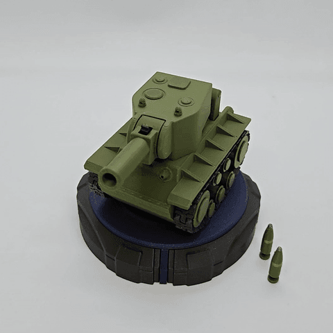 图片[3]-QT-2 坦克玩具 能发射炮弹的迷你坦克-3D合纵社-3D打印模型STL格式3mf格式免费下载！
