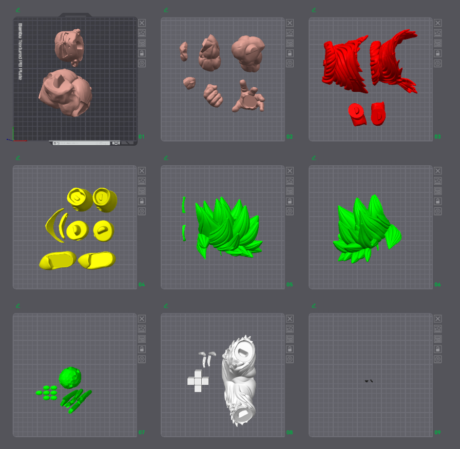 图片[4]-DecorMaster 《龙珠》 布罗利同人图-3D合纵社-3D打印模型STL格式3mf格式免费下载！