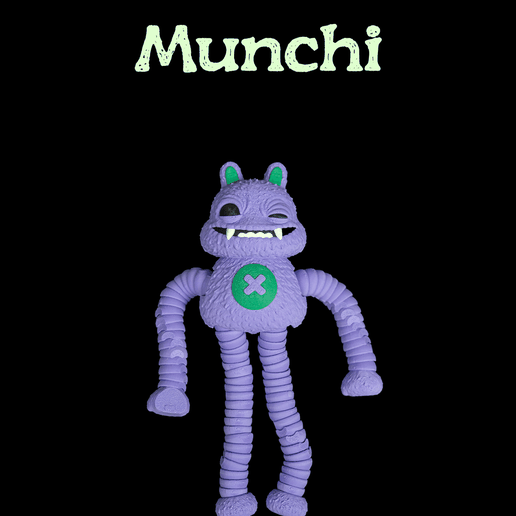 STLFLIX 蒙奇Munchi-3D合纵社-3D打印模型STL格式3mf格式免费下载！