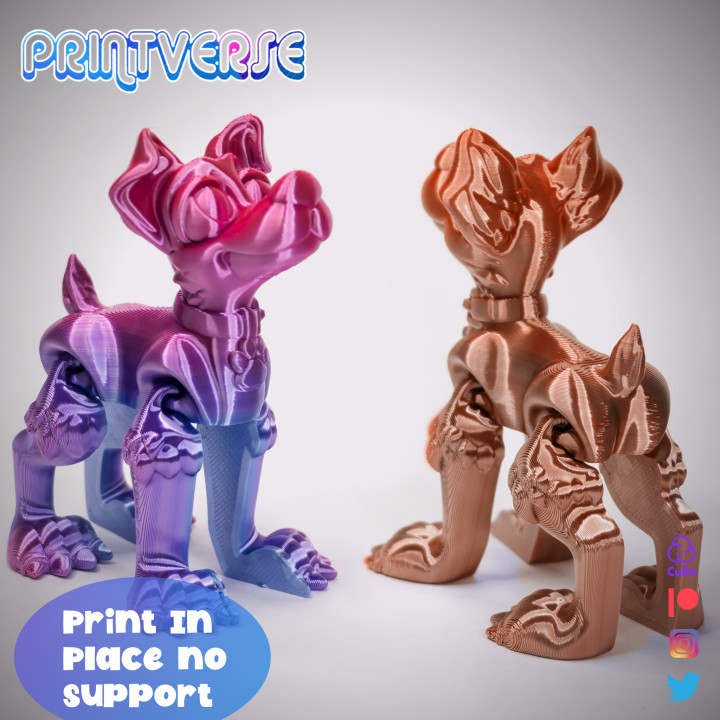 图片[2]-Printverse 可爱小狗-3D合纵社-3D打印模型STL格式3mf格式免费下载！