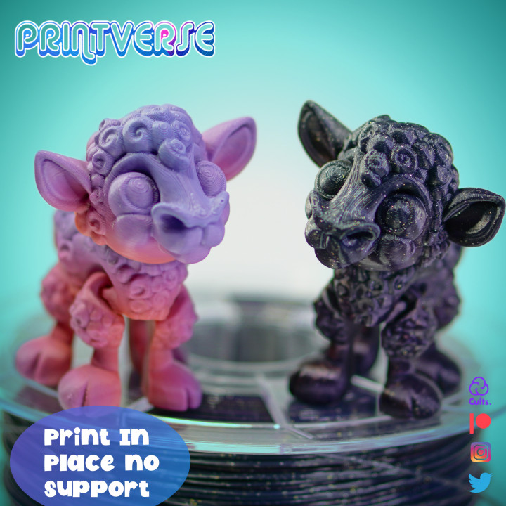 图片[2]-Printverse 可爱小羊-3D合纵社-3D打印模型STL格式3mf格式免费下载！