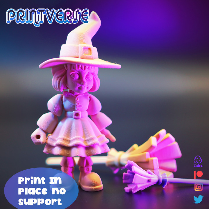 图片[2]-Printverse 小女巫-3D合纵社-3D打印模型STL格式3mf格式免费下载！