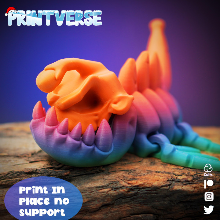 图片[3]-Printverse 鮟鱇鱼骨架-3D合纵社-3D打印模型STL格式3mf格式免费下载！