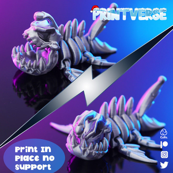 图片[4]-Printverse 鮟鱇鱼骨架-3D合纵社-3D打印模型STL格式3mf格式免费下载！