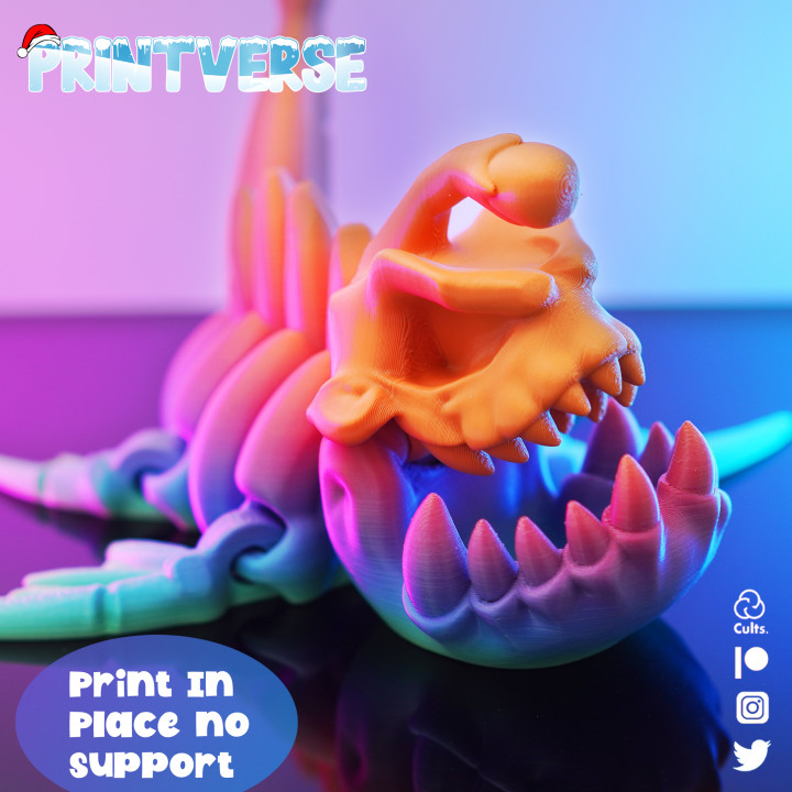 图片[5]-Printverse 鮟鱇鱼骨架-3D合纵社-3D打印模型STL格式3mf格式免费下载！