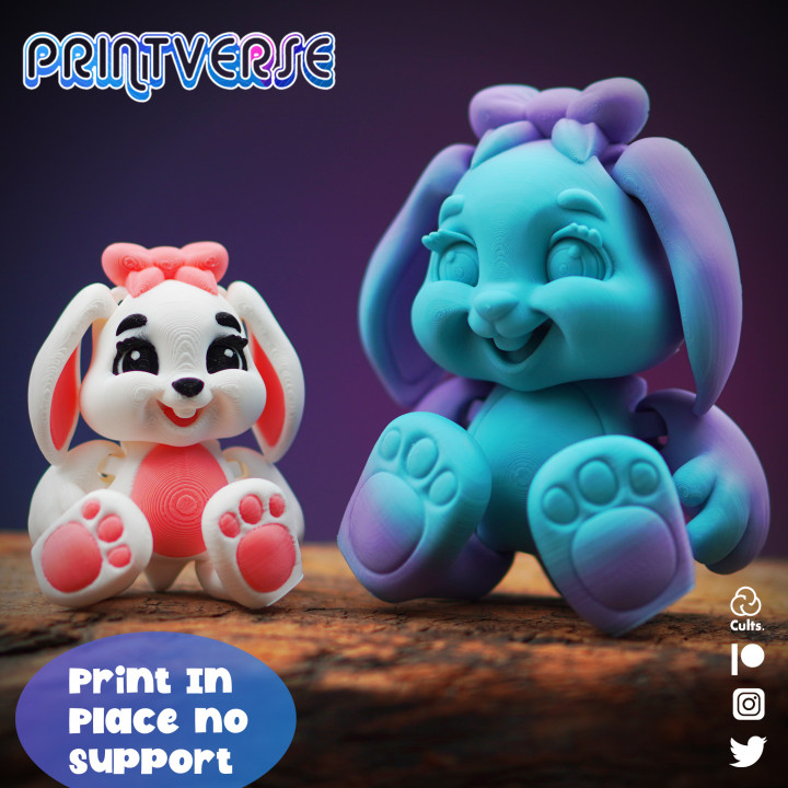 图片[6]-Printverse 甜心兔双人组-3D合纵社-3D打印模型STL格式3mf格式免费下载！